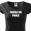 damske tricko do prace cerne