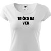 damske tricko na ven bile