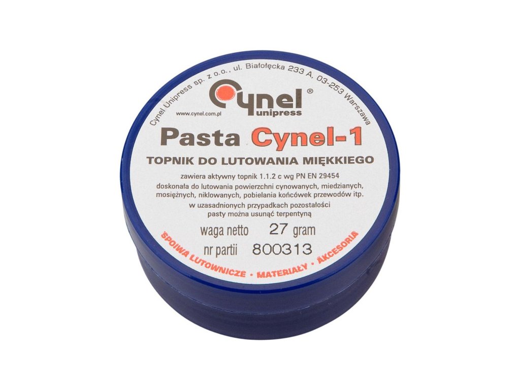 pasta pájecí 35ml - blister Cynel Express