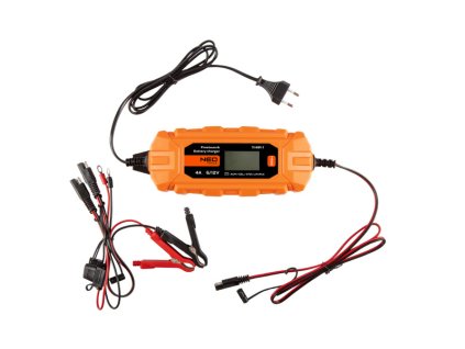 nabíječka automat 4A / 70W, 3-120Ah, pro kys. / AGM / GEL baterie NEO tools