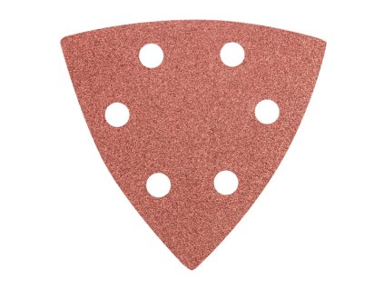 papír brusný trojhran 93 x 93 mm, K100, 5 ks v balení, s dírami Graphite