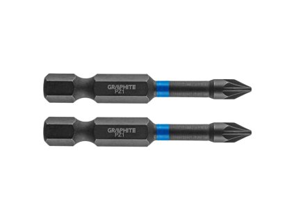 bit úderový PZ1 x 50 mm, 2 ks Graphite