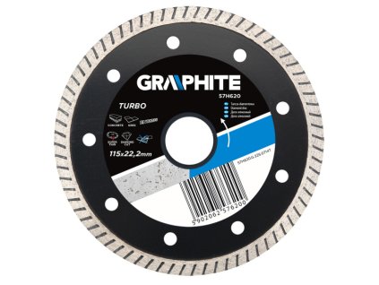 kotouč diam.115x22 segment 6x1,3mm Turbo Graphite