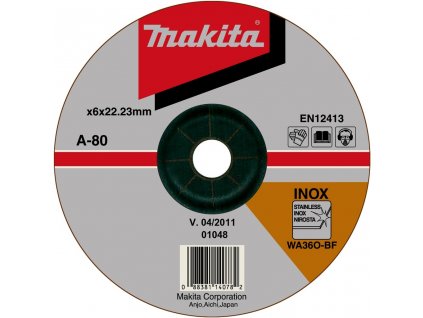 Makita A-80846 brusný kotouč 150x6x22 nerez