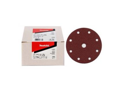 Makita P-37627 papír brusný suchý zip 150mm 6 děr K240, 50ks