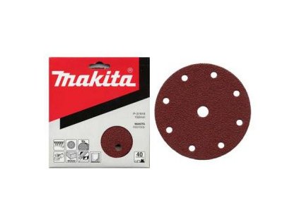 Makita P-31996 papír brusný suchý zip 150mm 9 děr K240, 10ks