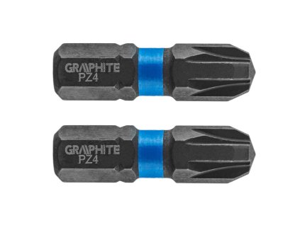 bit úderový PZ4 x 25 mm, 2 ks Graphite
