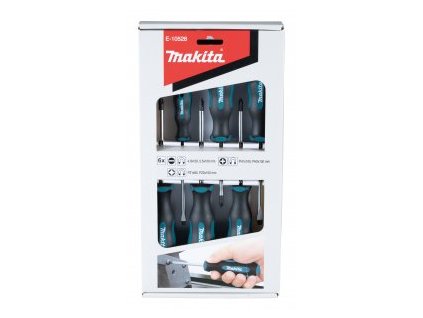 Makita E-10528 sada šroubováků 6 ks (4 ks SL+2 ks PH+2 ks PZ)=new E-13524