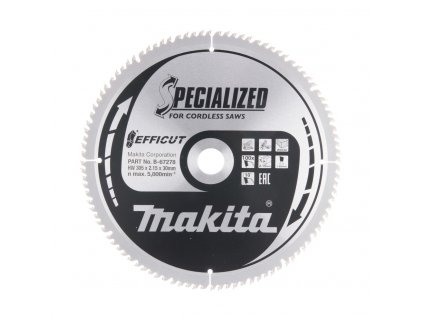 Makita B-67278 TCT pilový kotouč Efficut 305mmx30mmx100T