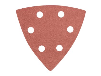 papír brusný trojhran 93 x 93 mm, K240, 5 ks v balení, s dírami Graphite