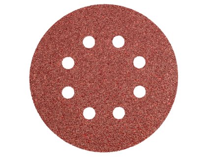 papír brusný kulatý 125 mm, K40, 5 pcs., s 8 dírami, Graphite - náhrada za 57H784