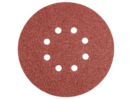 papír brusný kulatý 150 mm, K40, 5 pcs., s 8 dírami, Graphite