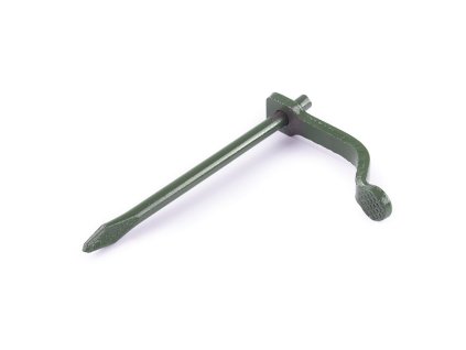 Skoba zednická kulatá 10/200mm, zelená