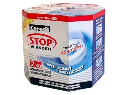 náplň do pohlcovače vlhkosti CERESIT CSV-AERO 360,2x450g tableta