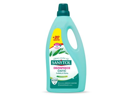dezinfekce univerz.čistič podlahy a plochy EUKALYPTUS 1l+20% ZDARMA SANYTOL