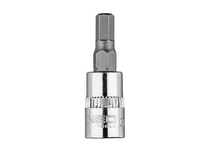 hlavice 1/4\" s bitem H5 imbus, 37mm NEO tools