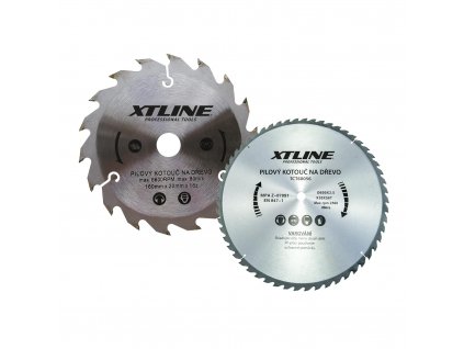 XTLINE Kotouč pilový s SK plátky | 140x1,4x20 mm, 24 zubů