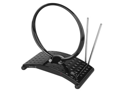 Anténa pokojová CITY RING-C550, DVB-T2, DAB, FM, filtr LTE/4G/5G