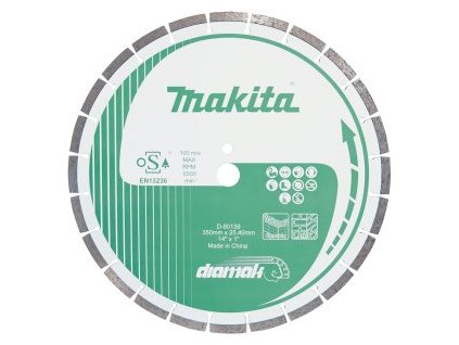 Makita D-80139 kotouč řezný diamantový segmentový Diamak 350x25.4mm