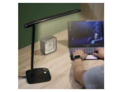 LED stolní lampa CHASE, černá