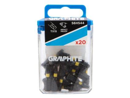 bit úderový TX15 x 25 mm, 20 ks Graphite