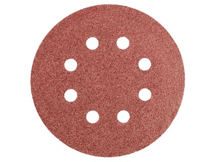 papír brusný kulatý 125 mm, K60, 5 pcs., s 8 dírami, Graphite - náhrada za 57H785
