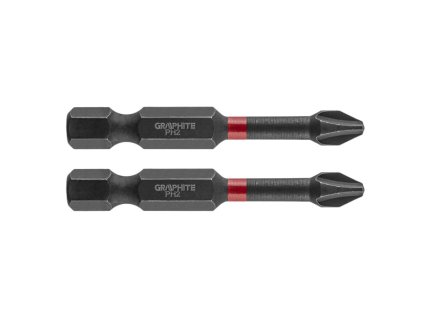 bit úderový PH2 x 50 mm, 2 ks Graphite