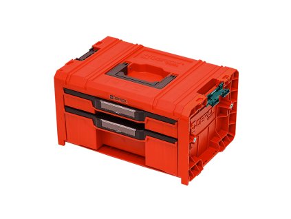 QBRICK Box s organizérem QBRICK PRO Drawer 2 Toolbox 2.0 Expert RED Ultra HD Custom | 450x310x244 mm