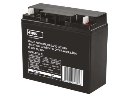 Bezúdržbový olověný akumulátor 12 V/18 Ah