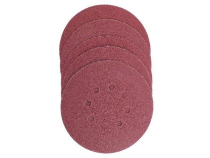 papír brusný kulatý 125 mm, P80, 5 ks., s 8 dírami, Graphite