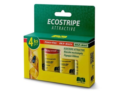 Mucholapka ecostripe attractive 4 ks/bal.