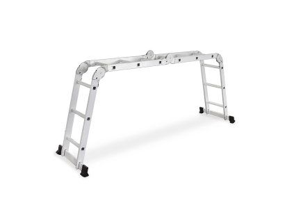 Žebřík hliníkový víceúčelový Drabest BASIC, 4x3, plošina