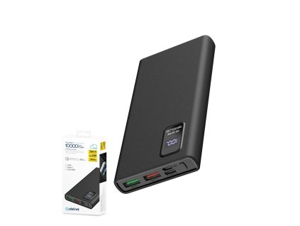 Platinet Power Bank PMPB10WQC726B 10000mAh PD3.0 QC3.0 display černá