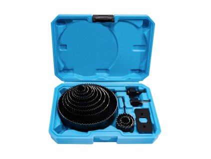 XTLINE Sada vykružovacích korunek 16 dílů | 19-127 mm, plastový box