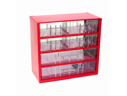 TOKOZ - Zásuvkový organizér 06 / 4M, 2L - RAL 3002 - Červená (6768)