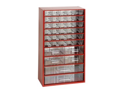 TOKOZ - Zásuvkový organizér 12 / 30S, 4M, 2L - RAL 3002 - Červená (6765)