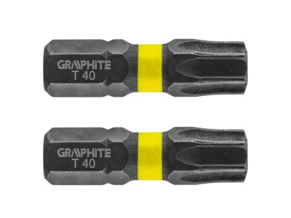 bit úderový TX40 x 25 mm, 2 ks Graphite