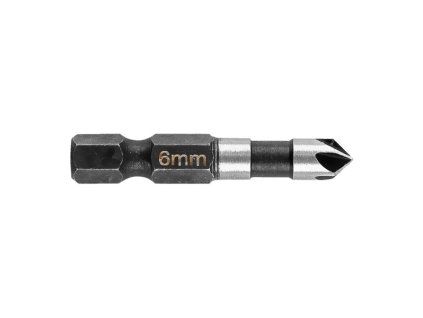 záhlubník HEX, 6mm Graphite