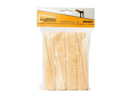 Klínky dřevěné SM 150x25x25-1, 8ks