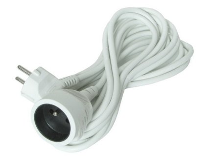 SOLIGHT - prodlužovací přívod 3x1,0mm2 bílý - 7m
