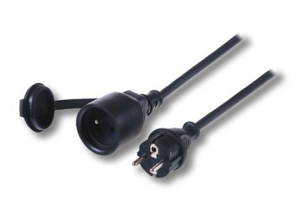SOLIGHT - prodlužovací přívod 3x1,5mm2 černý - 20m