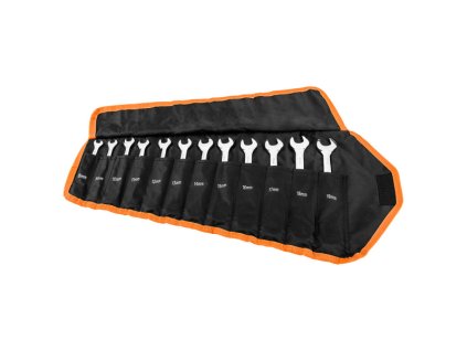 sada klíčů ráčnových 8-19mm, 12ks, plátno NEO tools