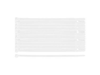 pásky stahovací 4,8x150mm bílé 100ks NEO tools