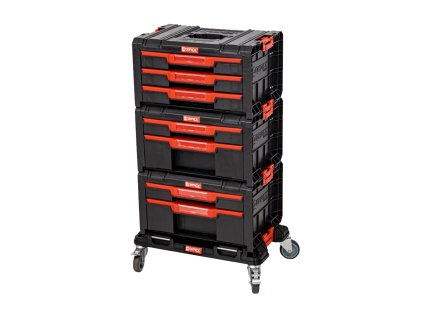 QBRICK Sada plastových boxů na nářadí QBRICK PRO Drawer Workshop SET 1 | 525x345x885 mm