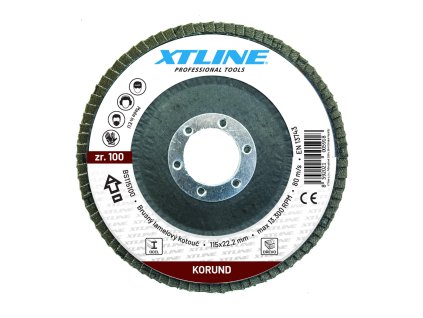 STAVTOOL Kotouč brusný lamelový korund | 125 mm zr. 100