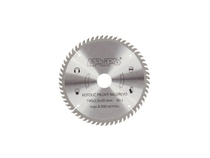 Kotouč pilový na dřevo, 250x2.9x30mm/24z