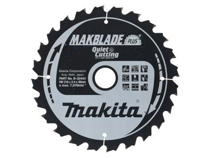 Makita B-32443 kotouč pilový dřevo MAKBLADEplus 216x2.4x30mm 24Z = old B-08610