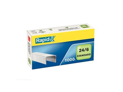 Spony Rapid č. 24, 6mm, standard, 1000ks