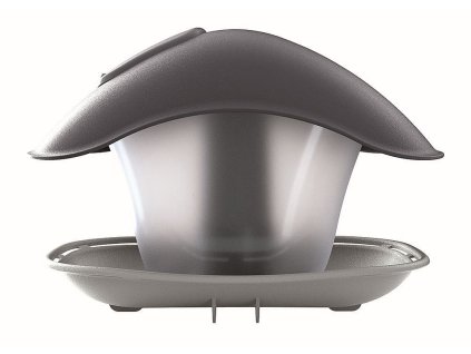 Krmítko pro ptáky BIRDYFEED SQUARE šedý kámen 24,8cm
