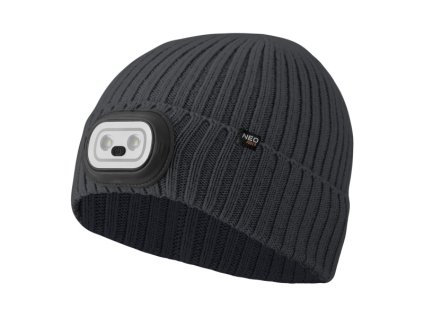 čepice, 4 režimy svícení, barva grafit NEO tools